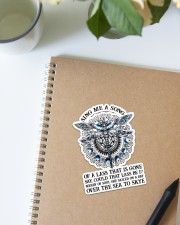 Book Sing Me A Song Sticker - Single (Vertical) aos-sticker-single-vertical-lifestyle-front-16