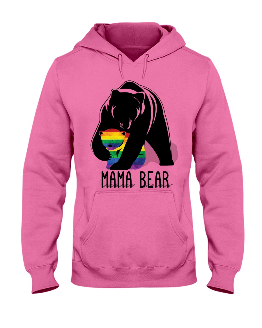 LGBT Mama Bear - Hoodie And T-shirt Hooded Sweatshirt