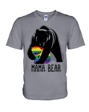 LGBT Mama Bear - Hoodie And T-shirt V-Neck T-Shirt thumbnail