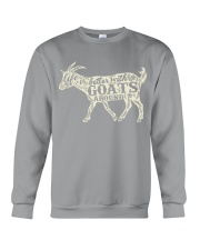 Life is better with goats around Crewneck Sweatshirt thumbnail