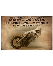 Racing Be Strong When You Are Weak 24x16 Poster front