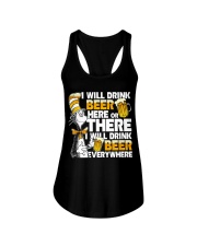 I will drink beer Ladies Flowy Tank thumbnail