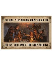 Game You Don't Stop Rolling 36x24 Poster front
