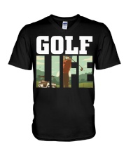 Golf life V-Neck T-Shirt thumbnail