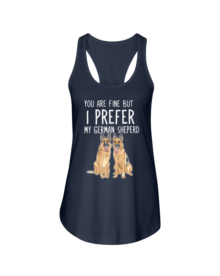 german sheperd Ladies Flowy Tank