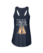 german sheperd Ladies Flowy Tank front