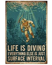 Scuba Life Is Diving 16x24 Poster front