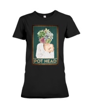 Garden Pot Head Premium Fit Ladies Tee tile