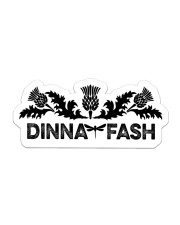 Book Dinna Fash Sticker - Single (Horizontal) front
