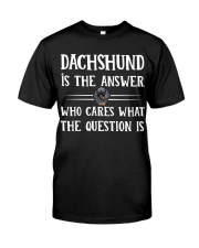 Dachshund Classic T-Shirt front
