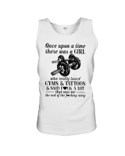 Gyms And Tattoos Unisex Tank tile