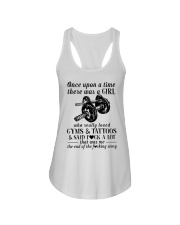 Gyms And Tattoos Ladies Flowy Tank front