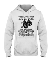 Gyms And Tattoos Hooded Sweatshirt tile