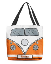 Camping Van Orange All-over Tote front