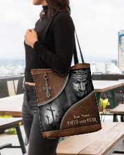 Jesus Faith Over Fear All-over Tote aos-all-over-tote-lifestyle-front-04