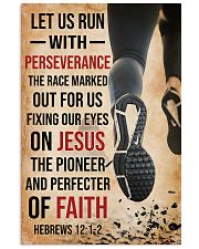Running Let us Run 16x24 Poster front