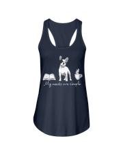 Frenchie Simple Ladies Flowy Tank front