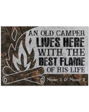 An Old Camper Lives Here Doormat 34" x 23" front