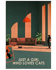 Cat Just A Girl 16x24 Poster front