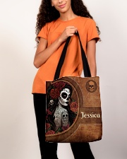 Skull Girl Print All-over Tote aos-all-over-tote-lifestyle-front-06
