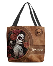 Skull Girl Print All-over Tote front