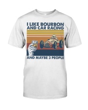 Racing I Like Bourbon And Car Racing Premium Fit Mens Tee tile