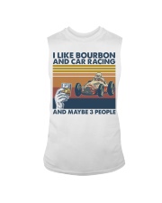 Racing I Like Bourbon And Car Racing Sleeveless Tee tile