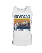 Racing I Like Bourbon And Car Racing Unisex Tank tile