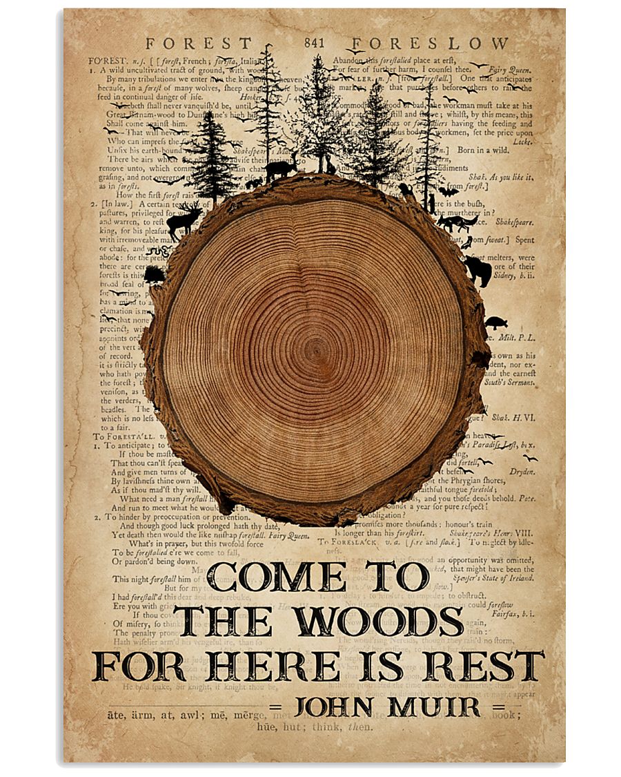 Camping Come To The Woods 16x24 Poster