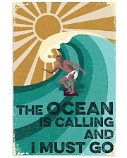 Surfing The Ocean Is Calling 16x24 Poster front