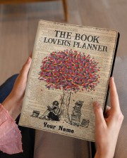 The Book Lover's Planner Medium - Leather Notebook aos-medium-leather-notebook-lifestyle-front-07