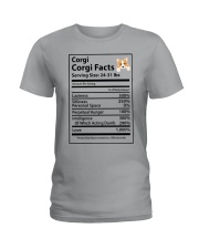 Corgi facts Ladies T-Shirt tile