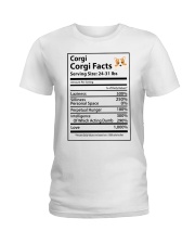 Corgi facts Ladies T-Shirt front