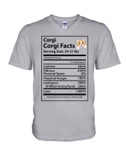 Corgi facts V-Neck T-Shirt thumbnail