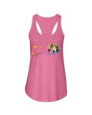 Love Dachshund Ladies Flowy Tank thumbnail