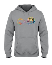 Love Dachshund Hooded Sweatshirt thumbnail