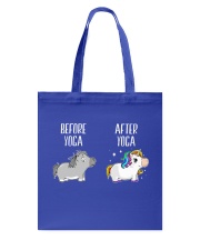 Before and After Yoga Tote Bag thumbnail