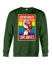 Defend Equality Love Unites Crewneck Sweatshirt thumbnail