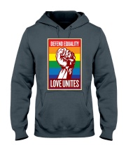 Defend Equality Love Unites Hooded Sweatshirt thumbnail