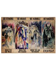 Horse Be Strong When You Are Weak 36x24 Poster front