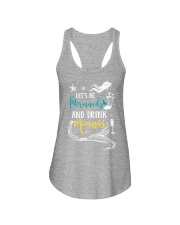 Let's be mermaid Ladies Flowy Tank tile