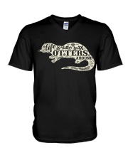 Life is better with otters around V-Neck T-Shirt thumbnail