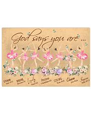 Ballet God Says You Are 36x24 Poster front
