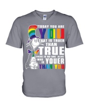 Today You Are You V-Neck T-Shirt thumbnail
