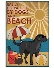 Dog Labrador And Beach 16x24 Poster front