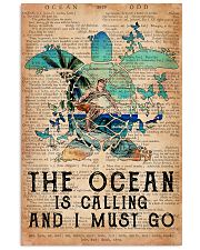 Surfing The Ocean Is Calling 16x24 Poster front