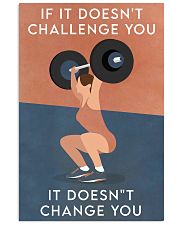 Fitness It Doesn't Change You 16x24 Poster front