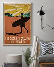 Surfing The Ocean Is Calling 16x24 Poster lifestyle-poster-1
