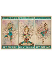 Yoga It's Not A Phase It's My Life 36x24 Poster front