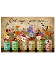 Hippie God Says You Are 36x24 Poster front